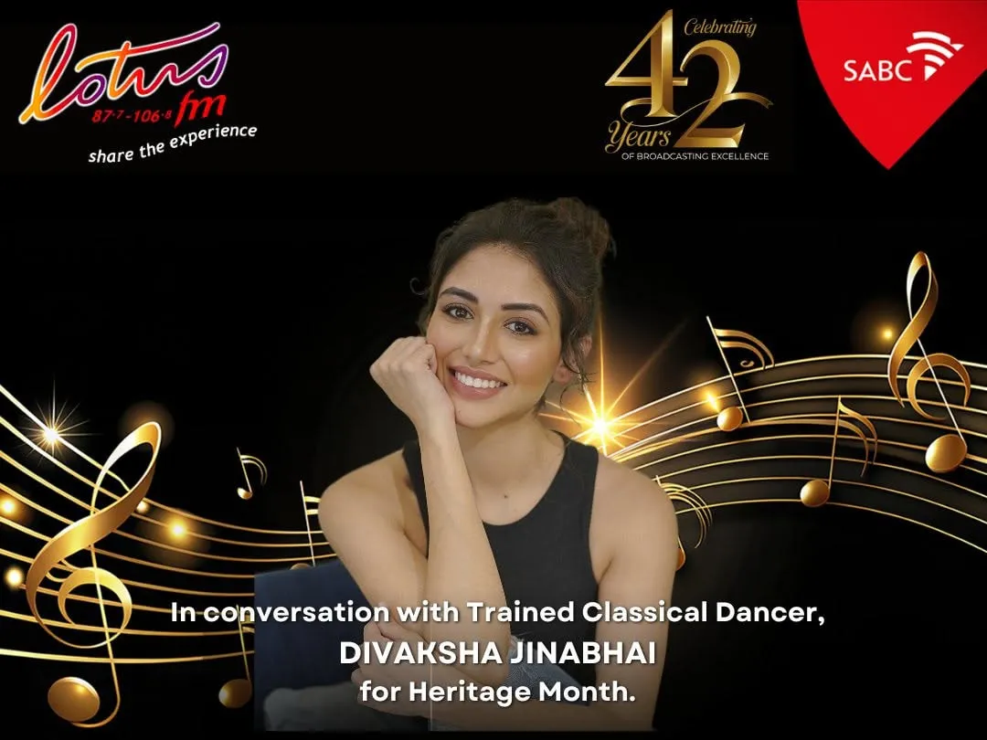 Lotus FM promotion for Divaksha's Heritage Month interview on Style in the City